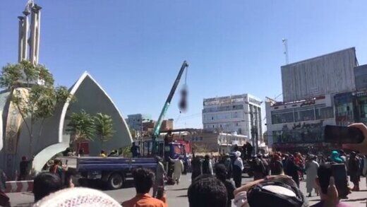 طالبان ۴ نفر را به اتهام آدم ربایی به دار آویختند 