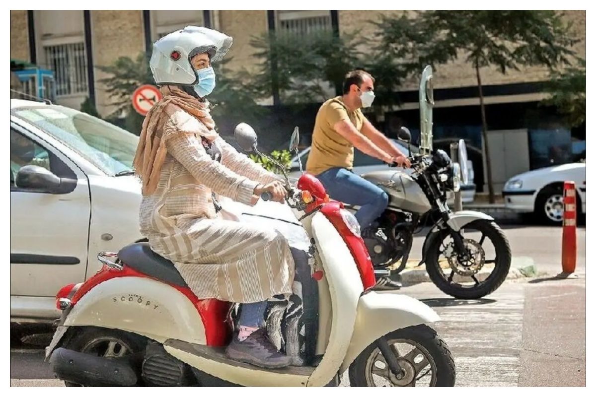 هیچ ممنوعیتی برای رانندگی زنان با موتورسیکلت وجود ندارد