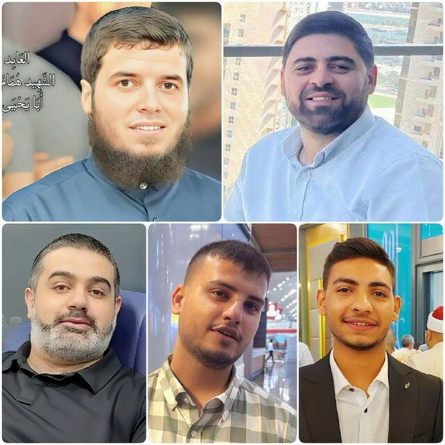 تصاویری از 5 شهید حمله اسرائیل به دوحه 2