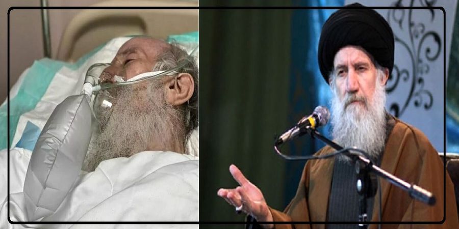 آخرین تصویر از آیت الله فاطمی نیا قبل از فوتش