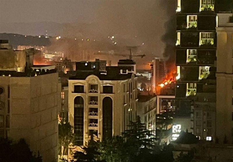 ستاد وزارت دفاع در تهران هدف حمله قرار گرفت