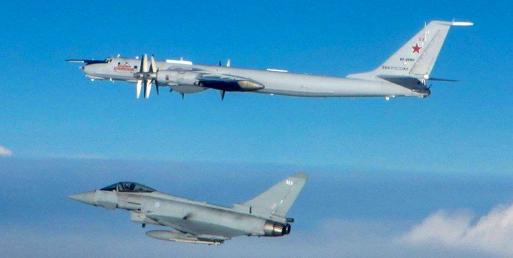 رهگیری دو «توپولوف» روسیه از سوی جنگنده‌های انگلیس