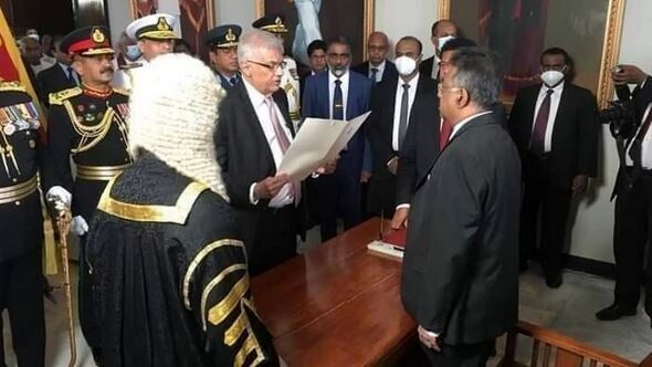 رئیس‌جمهور جدید سریلانکا سوگند یاد کرد