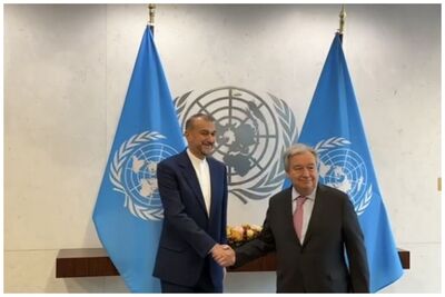 دیدار و رایزنی امیرعبداللهیان با گوترش
