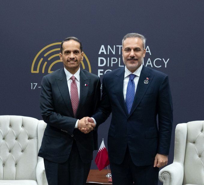 وزرای خارجه قطر و ترکیه دیدار کردند