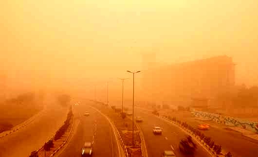 هشدار؛ آلودگی هوای اهواز در وضعیت خطرناک قرار گرفت!