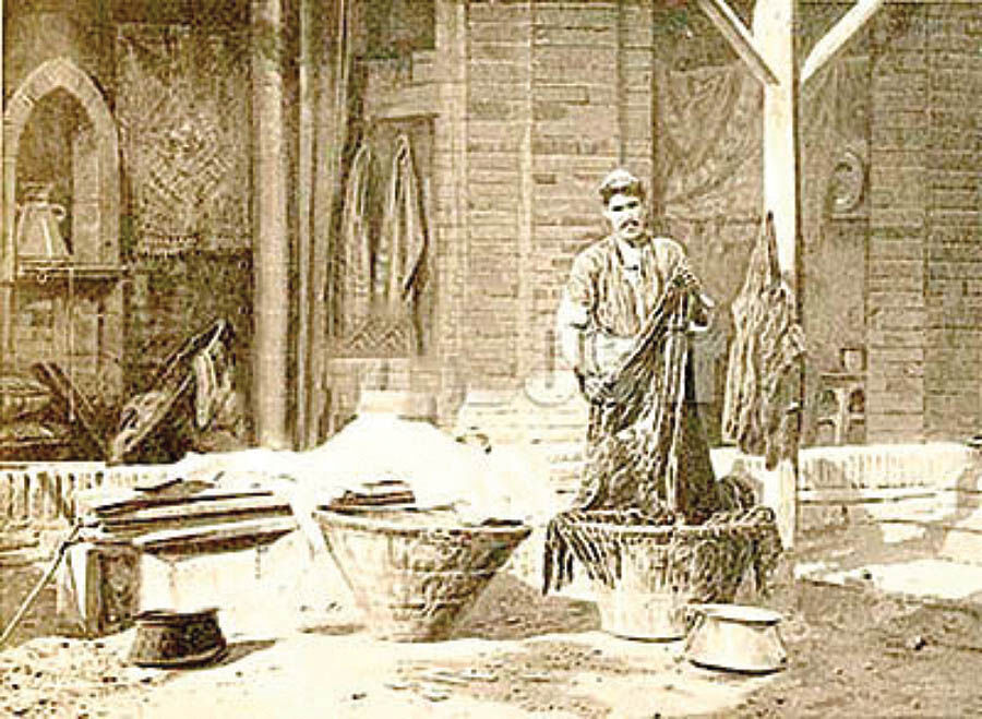 استفاده از جوهر در رنگرزی فرش 