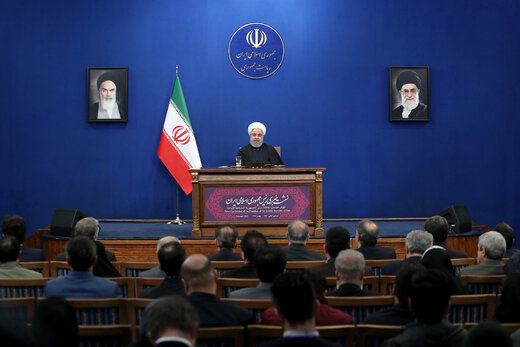 روحانی: تلاشم تحویل دولت بدون تحریم است/ نه ناامید شدم نه کار را متوقف کرده‌ام/ کاری ندارم مجلس بعدی در دست کدام جناح باشد /۱۱
