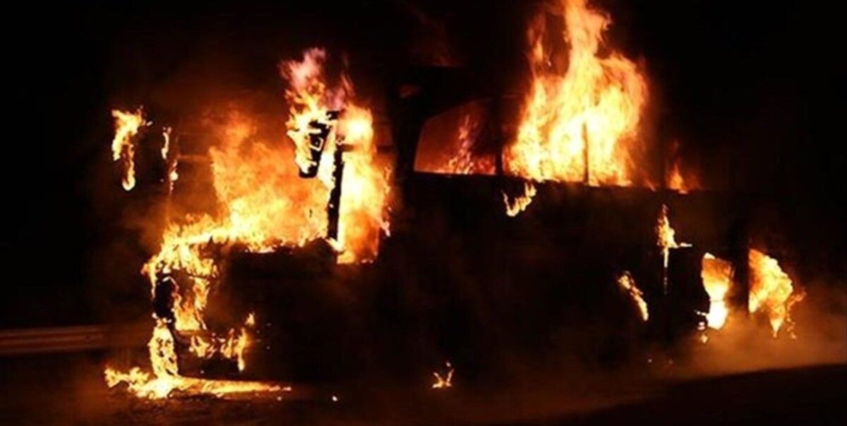 آخرین جزئیات آتش سوزی اتوبوس در آزادراه تهران-پردیس