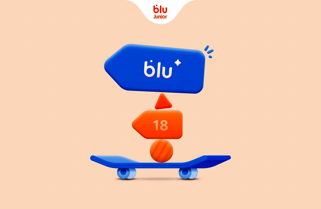 کاربران بلوجونیور با ورود به 18 سالگی می‌توانند حساب خود را به بلو منتقل کنند