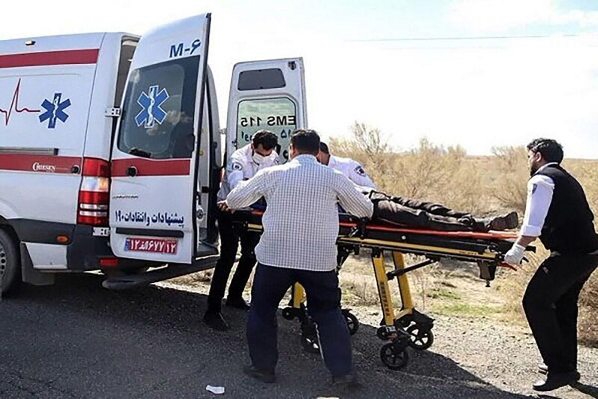 مصدومیت 6 نفر در سانحه رانندگی در این محور اهواز