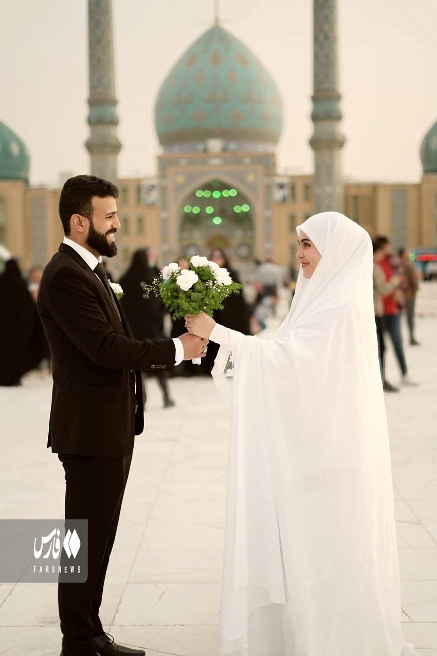 ماجرای زوج استرالیایی که عروسی‌شان را در مسجد جمکران گرفتند!+فیلم