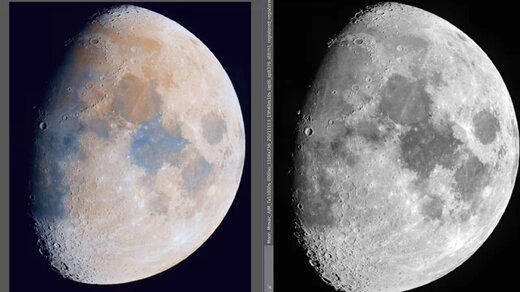 تصویری از ماه با جزئیات بی‌نظیر+ عکس