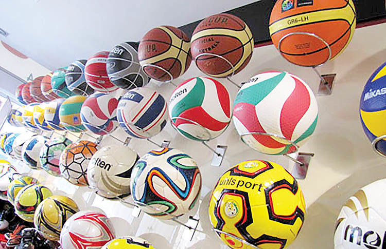 قیمت وسایل والیبال و بسکتبال