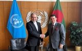 دیدار عراقچی با رئیس مجمع عمومی سازمان ملل + عکس