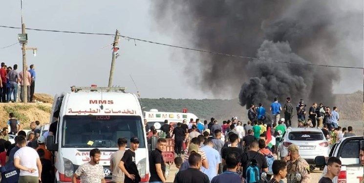 انفجار مهیب در شرق غزه / 4 فلسطینی شهید شدند + فیلم