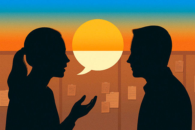 صبح‌ها بازخورد بدهید!