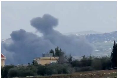 حمله موشکی اسرائیل به جنوب لبنان+ فیلم
