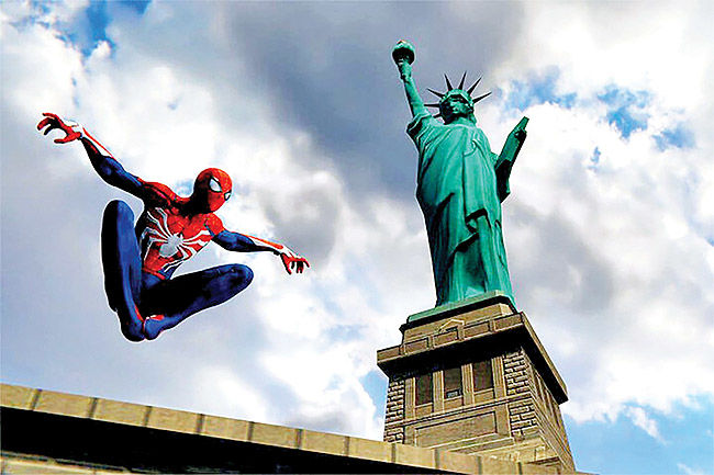 چین، مجسمه آزادی و اکران «مرد عنکبوتی»