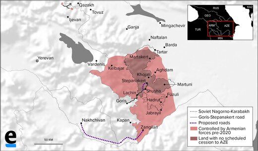 پاسخ سفیر ایران در ارمنستان درباره وضعیت کریدور لاچی