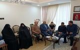 حضور دستیار رهبری انقلاب در منزل سپهبد شهید غلامعلی رشید