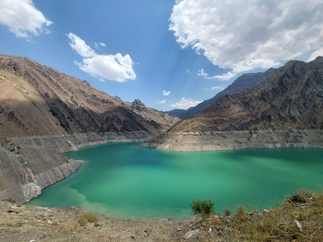 گزارش تصویری خبرنگار «دنیای‌اقتصاد» از وضعیت منبع آبی تهران