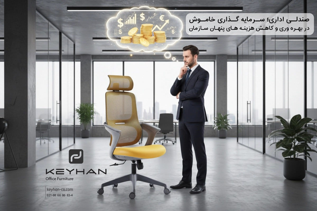 صندلی اداری؛ سرمایه‌گذاری خاموش در بهره‌وری و کاهش هزینه‌های پنهان سازمان