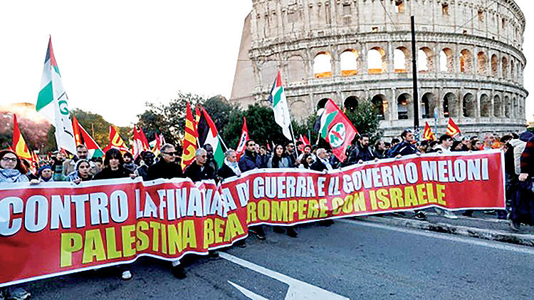 خیابان‌های اروپا علیه نسل‌کشی غزه