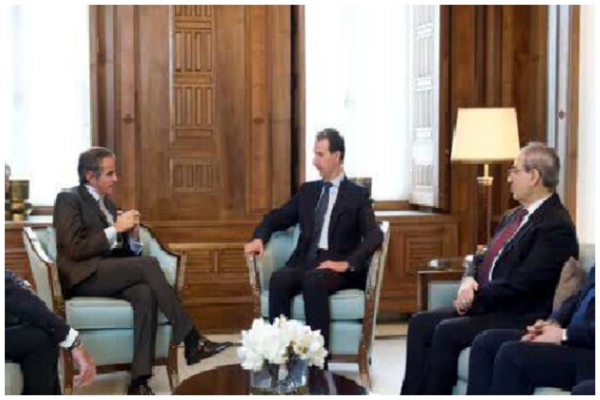 گفت‌وگوی بشار اسد و مدیر کل آژانس بین‌المللی انرژی اتمی