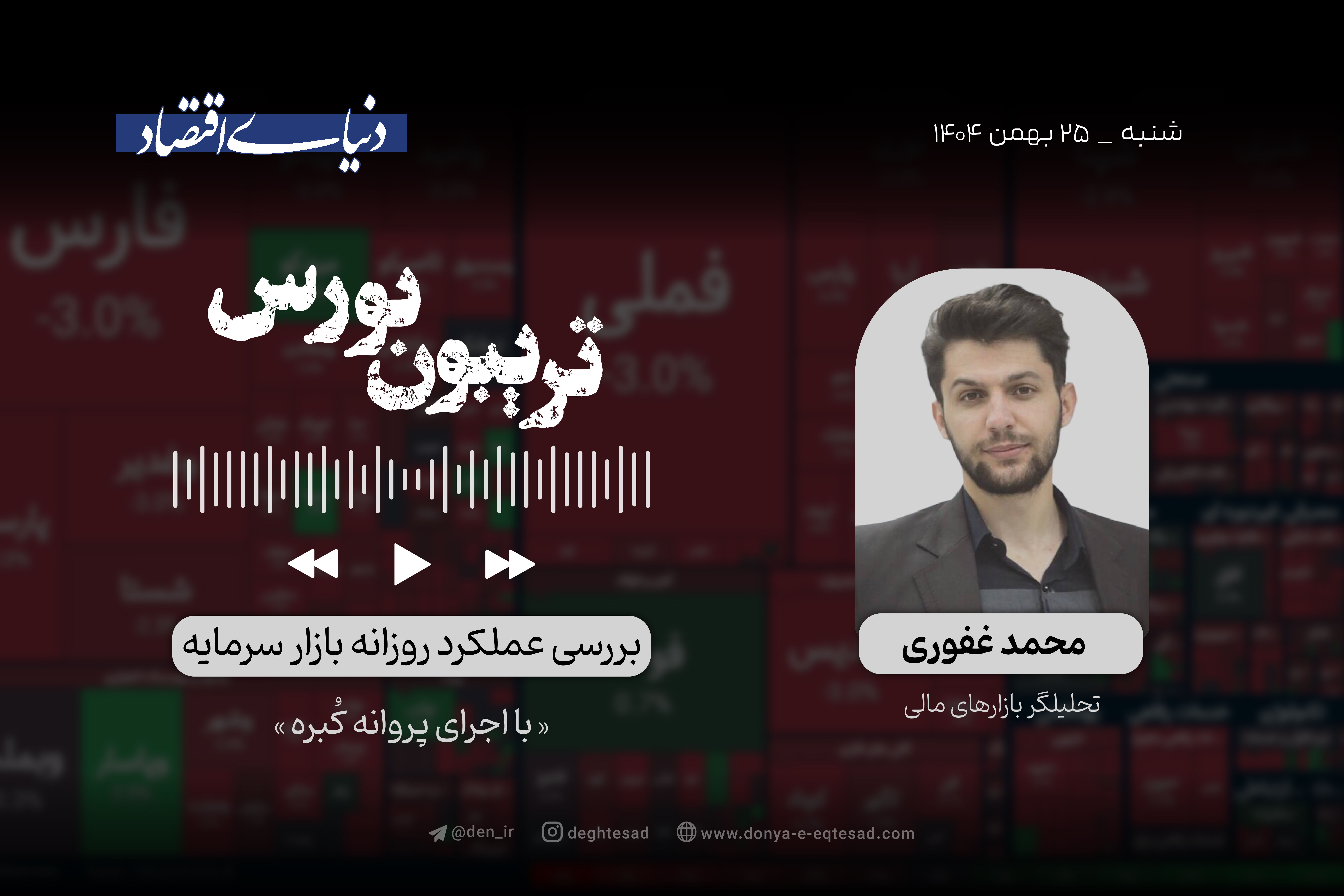 وضعیت سرخ بورس