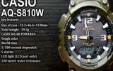 راهنمای تنظیم ساعت و تاریخ در ساعت Casio AQ-S810W