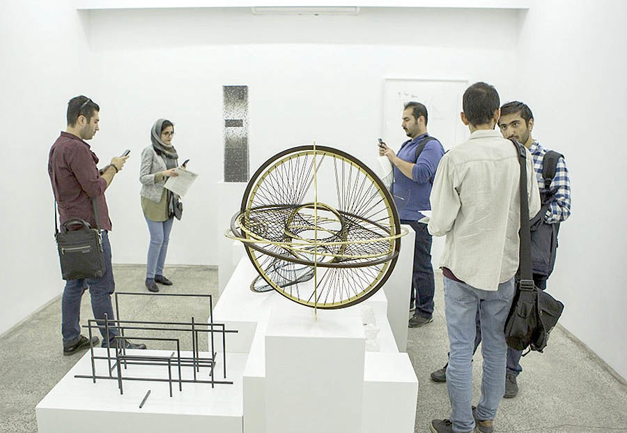 آثار هنرمند ایرانی- آلمانی در گالری آب‌انبار