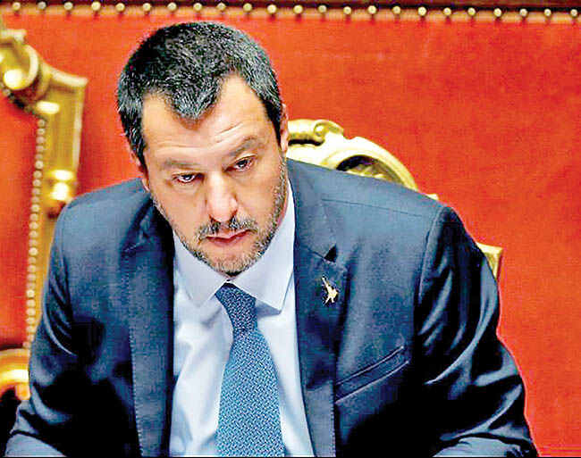 شعار «اول ایتالیا» در کمپین سالوینی