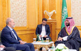 دیدار لاریجانی با بن‌سلمان