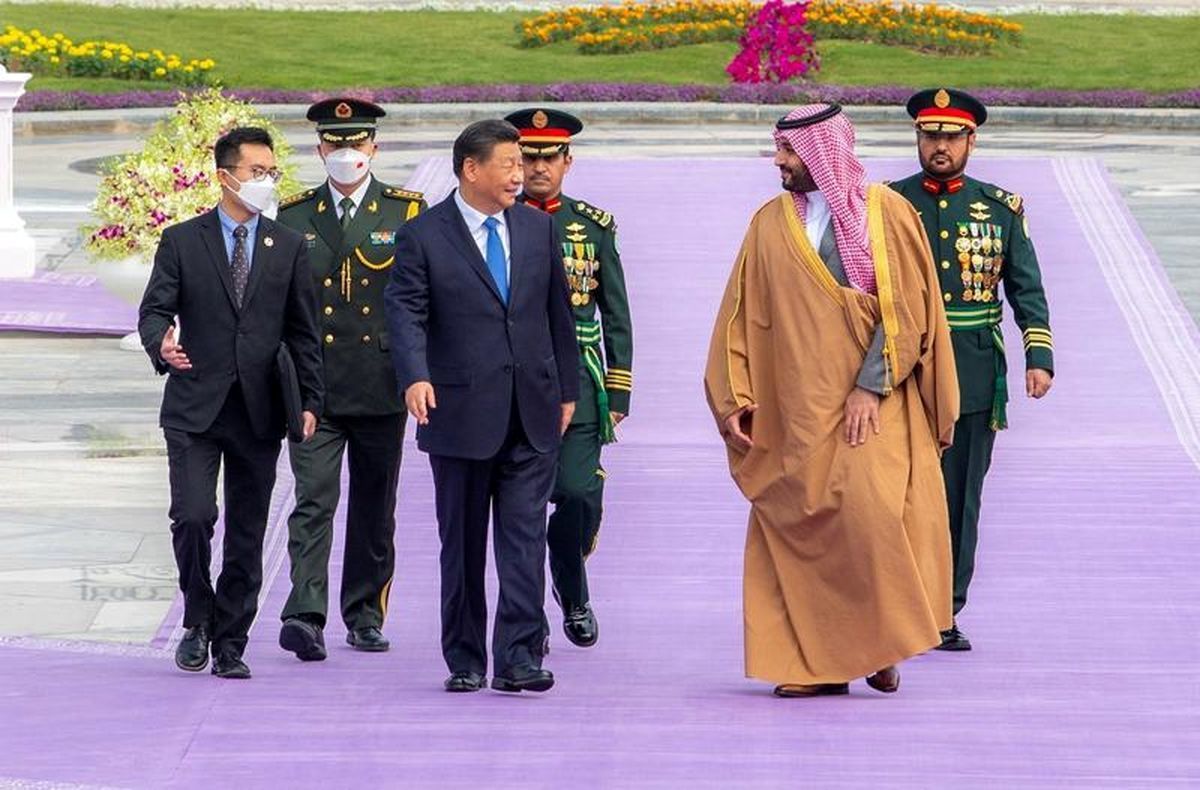 پیام مهم عربستان به آمریکا با استقبال خیره کننده از رییس جمهور چین