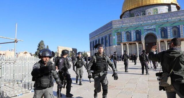هجوم دوباره صهیونیست‌ها به مسجد الاقصی/ آماده باش پلیس اسرائیل