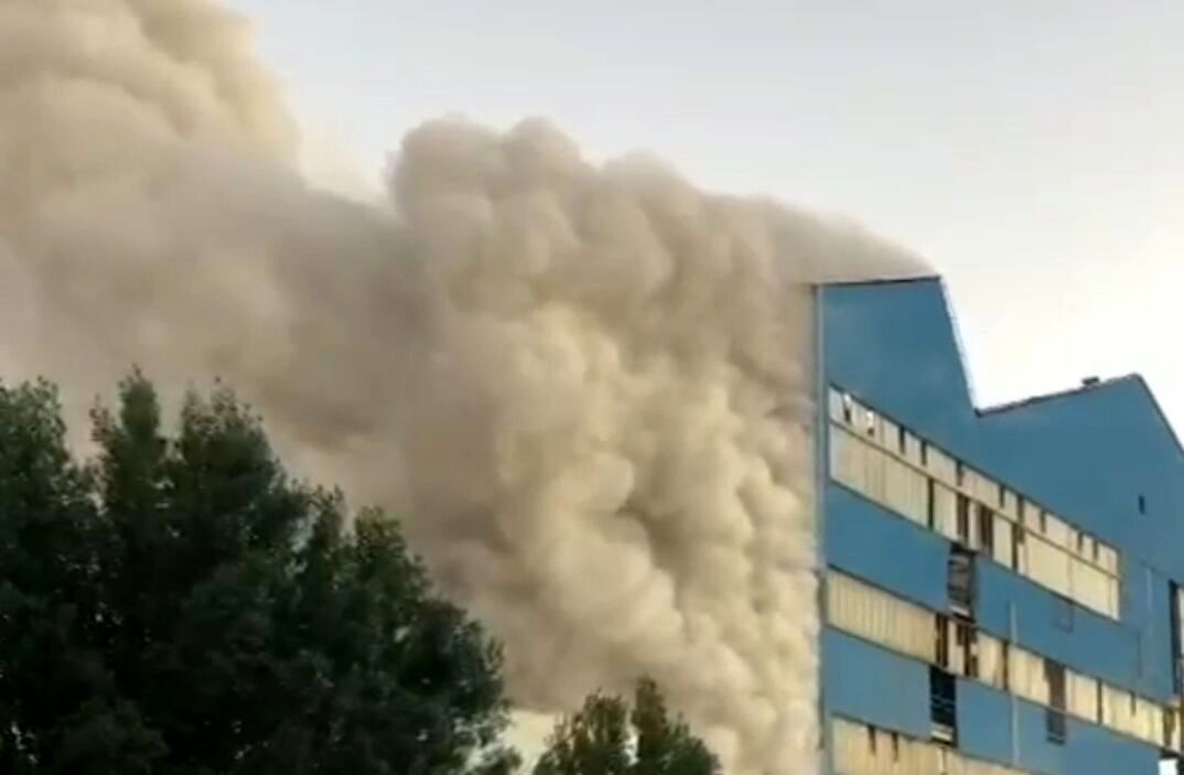 آتش سوزی در کارخانه نیشکر هفت تپه مهار شد