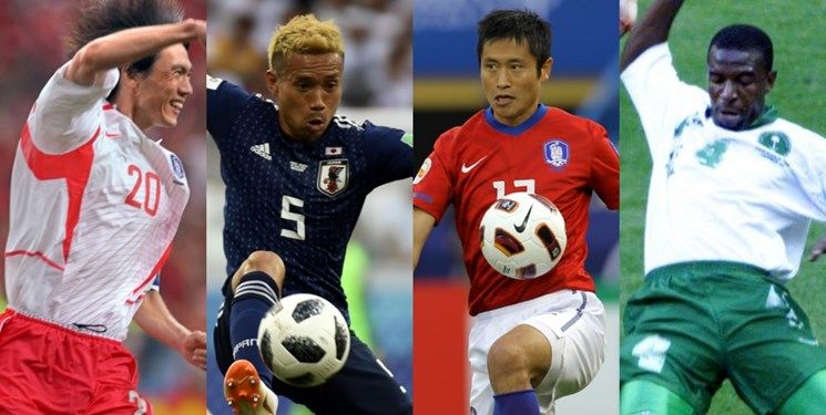 بهترین مدافعان آسیایی تاریخ جام‌های جهانی+عکس