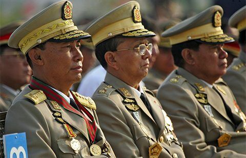 تحریم ژنرال‌های دولت میانماراز سوی انگلیس