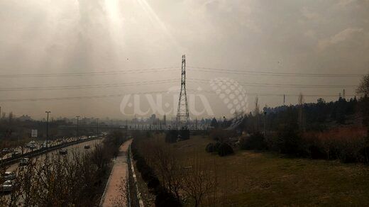 آلودگی هوای تهران از نمای پارک پردیسان+عکس‌ها