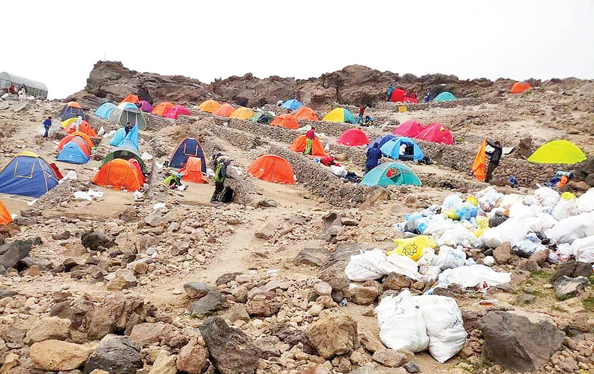 سقوط توریستی دماوند