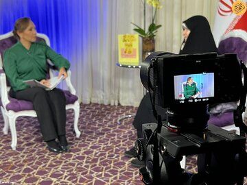 جمیله علم الهدی در گفتگوی شبکه تلویزیونی ونزوئلا+تصاویر