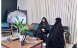 زهرا پزشکیان میهمان منزل شهید حاجی‌زاده شد + فیلم