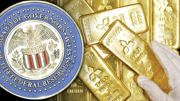 کاهش قیمت طلا در پی تصمیم فدرال رزرو