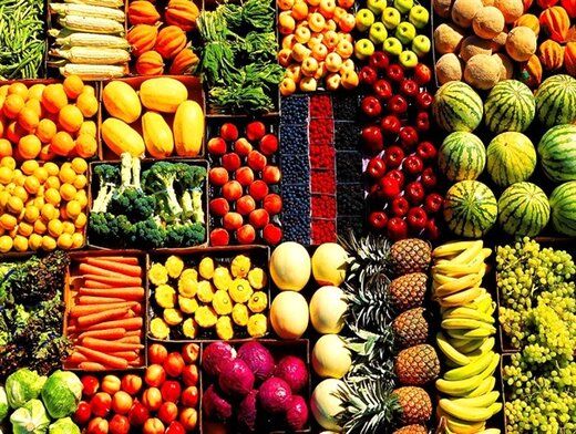 قیمت انواع میوه در بازار تره بار