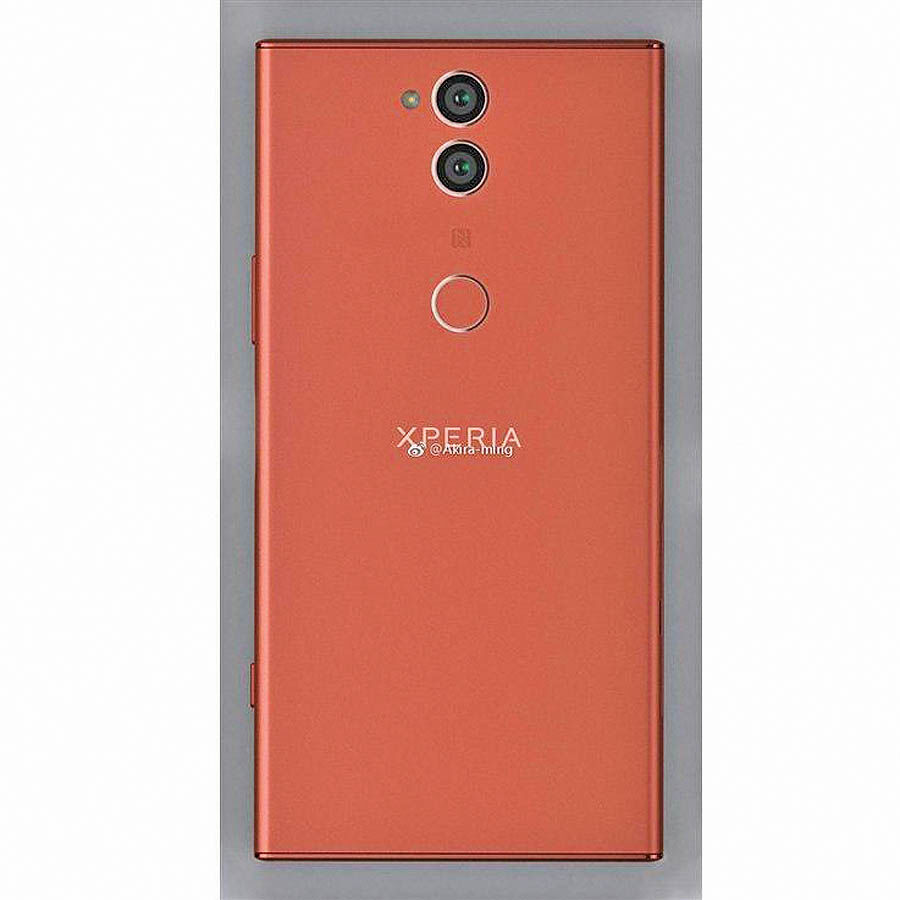 تصویر پنل پشتی Xperia XZ2 سونی با دوربین دوگانه عمودی
