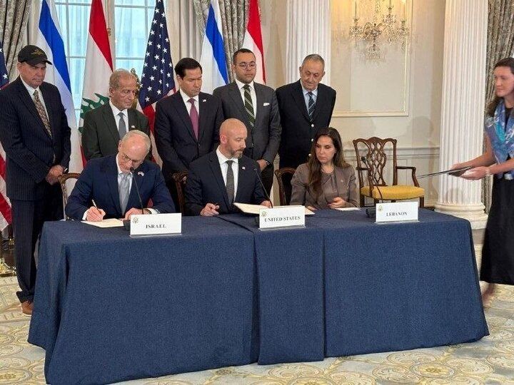 امضای رسمی توافق چارچوبی میان لبنان و اسرائیل