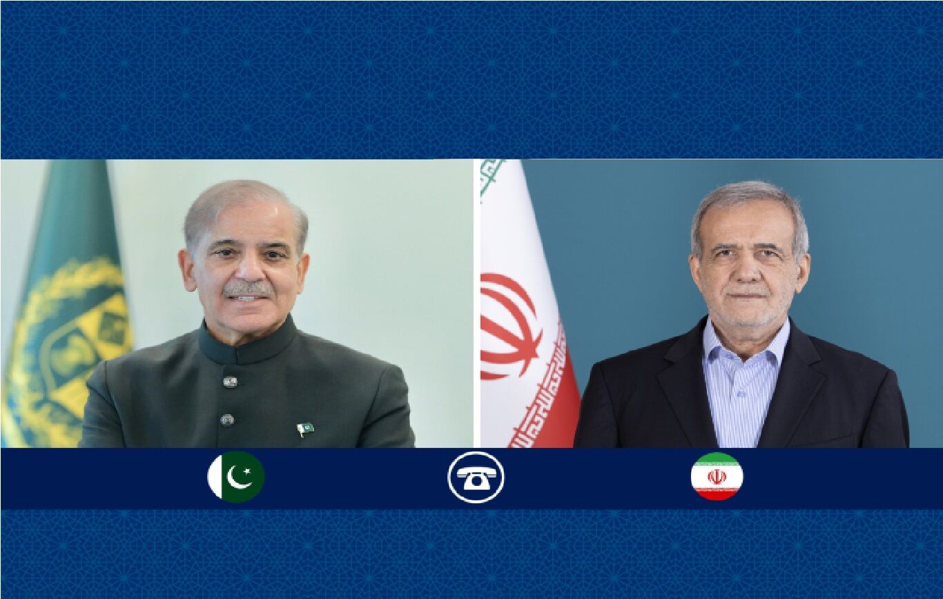 گفت‌و‌گوی 45 دقیقه‌ای پزشکیان با شهباز شریف درباره آتش‌بس