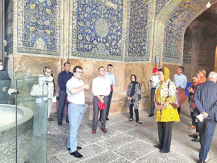 وزیر خارجه سوئیس از اصفهان بازدید کرد