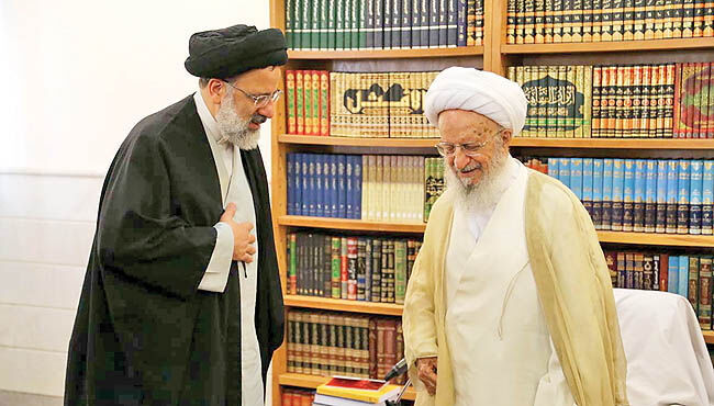 دیدار رئیسی با مراجع عظام 